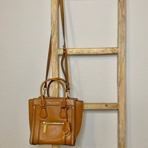 Michael Kors Colette Medium Leather Satchel